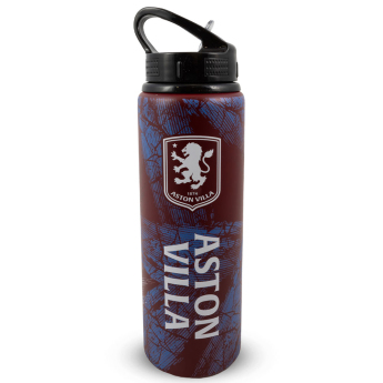 Aston Villa бутилка за пиене HD Printed Aluminium Drinks Bottle