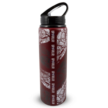 Aston Villa бутилка за пиене HD Printed Aluminium Drinks Bottle