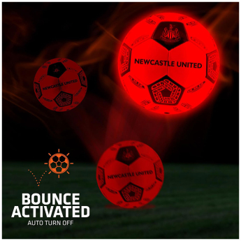 Newcastle United топка LED Glow Football