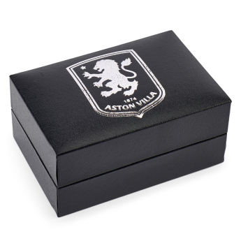 Aston Villa копчета за ръкавели Silver Plated Formed Cufflinks