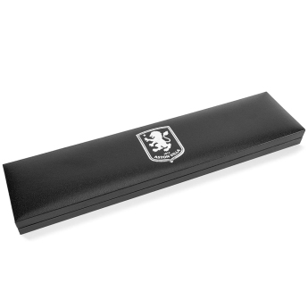 Aston Villa гривна Black IP Leather Bracelet