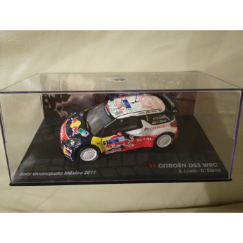 Модели на автомобили и мотоциклети модел 1/43 Citroen DS3 WRC Red Bull S. Loeb Winner Rally Mexico 2011