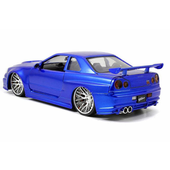 Модели на автомобили и мотоциклети модел 1/24 Fast & Furious Nissan Skyline GT-R34 - Brian´s