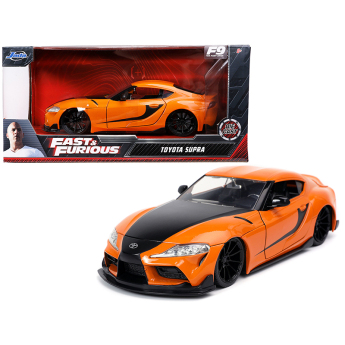 Модели на автомобили и мотоциклети модел 1/24 Fast & Furious 2020 Toyota Supra F&F F9