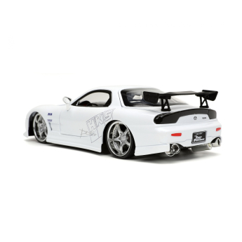 Модели на автомобили и мотоциклети модел 1/24 Fast & Furious Mazda RX-7 White