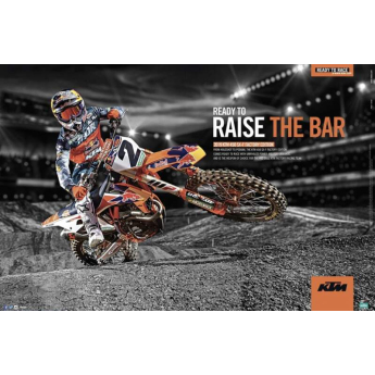 Model motocyklu KTM Red Bull 450 SX-F  C. Webb 1:10