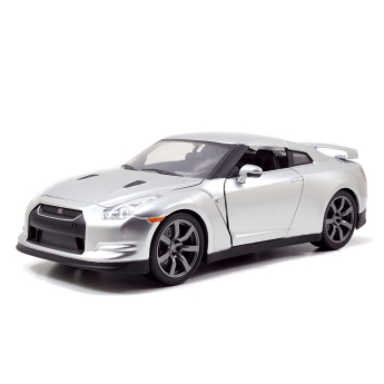 Модели на автомобили и мотоциклети модел 1/24 Fast & Furious Nissan GT-R Silver 2009 Brian
