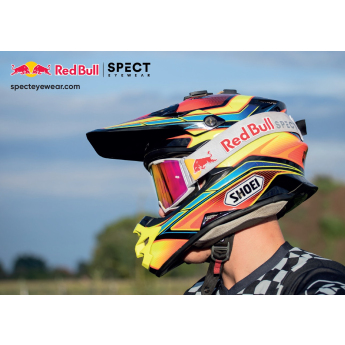 Red Bull Racing motokrosové brýle STRIVE S blue with clear glass