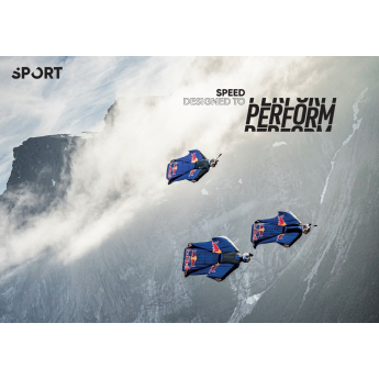 Red Bull Racing слънчеви очила DAFT, black with blue and red glass