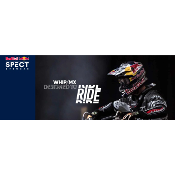 Red Bull Racing motokrosové brýle WHIP red with clear glass