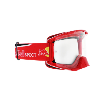 Red Bull Racing motokrosové brýle STRIVE red with clear glass