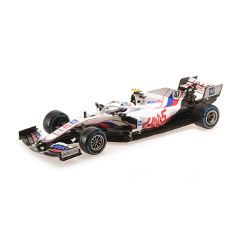 Модели на автомобили и мотоциклети модел 1/18 Minichamps Haas F1 Team VF-21 Mick Schumacher Belgium GP 2021