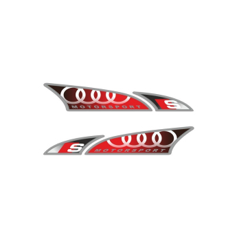 Audi F1 комплект стикери 3D logo big 2026