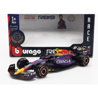 Модели на автомобили и мотоциклети модел 1/43 Red Bull F1 RB19 BBurago Sergio Perez #11 2023 SE Las Vegas GP