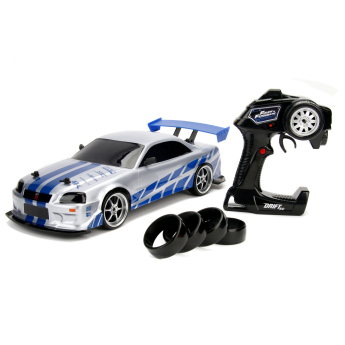 Модели на автомобили и мотоциклети модел 1/10 Fast & Furious NISSAN Skyline remote control