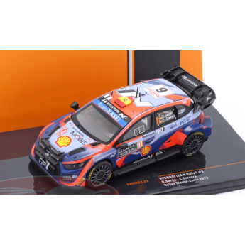 Модели на автомобили и мотоциклети модел 1/43 Hyundai I20 N WRC Rally Monte Carlo 2023 D. Sordo