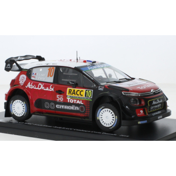 Модели на автомобили и мотоциклети модел 1/24 Citroen C3 WRC, No.10, Rallye WM, Rallye Catalunya, S.Loeb/D.Elena, 2018