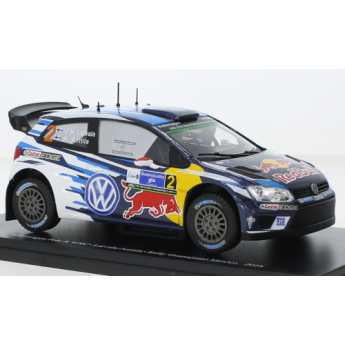 Модели на автомобили и мотоциклети модел 1/24 VW Polo R WRC, No.2, Rallye WM, Rallye Mexico, J-M.Latvala/M.Anttila, 2016