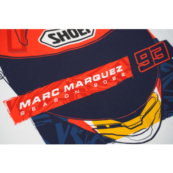 Marc Márquez мъжка тениска Season Helmet white 2026