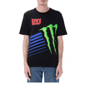 Fabio Quartararo мъжка тениска Monster Energy Logo black 2026