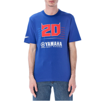 Fabio Quartararo мъжка тениска MotoGP Logo Blue 2026