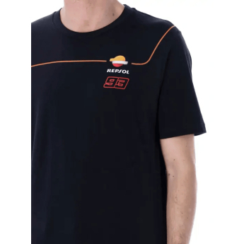 Marc Márquez мъжка тениска small logo 93 dark blue 2026