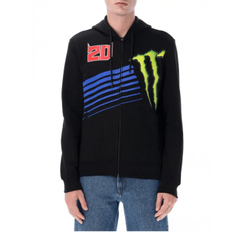 Fabio Quartararo мъжки суитшърт MotoGP Monster Energy Black 2026
