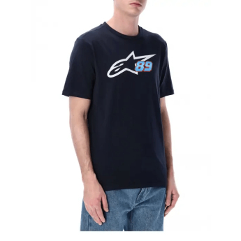 Jorge Martin мъжка тениска Alpinestars dark blue 2026