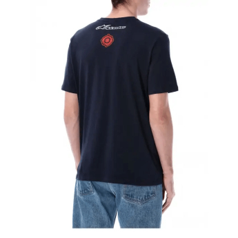 Jorge Martin мъжка тениска Alpinestars dark blue 2026