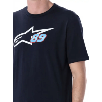 Jorge Martin мъжка тениска Alpinestars dark blue 2026