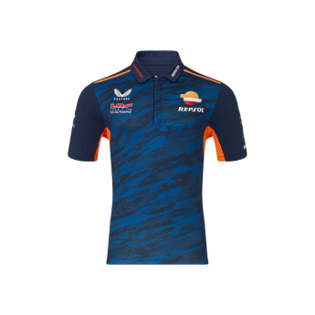 Repsol Honda мъжка поло тениска MotoGP with sponsor logos 2026
