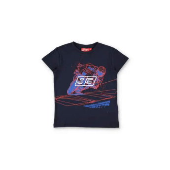 Marc Márquez детска тениска Motorbike dark blue 2026
