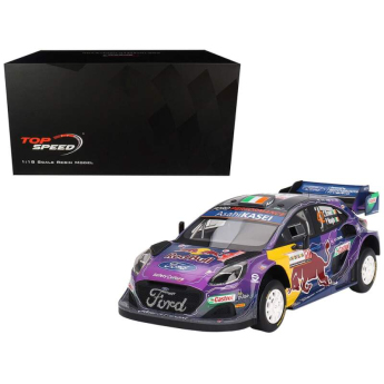 Модели на автомобили и мотоциклети модел 1/18 TSM Ford Puma WRC Craig Breen 2022