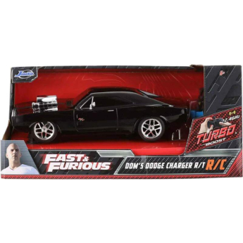 Модели на автомобили и мотоциклети модел 1/24 Fast & Furious Dodge Charger Dom”s Remote-Controlled