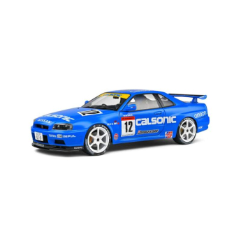 Модели на автомобили и мотоциклети модел 1/18 Nissan GT-R R34 Calsonic 2000