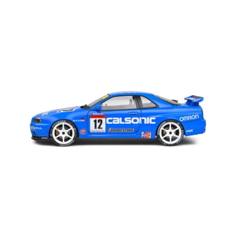 Модели на автомобили и мотоциклети модел 1/18 Nissan GT-R R34 Calsonic 2000