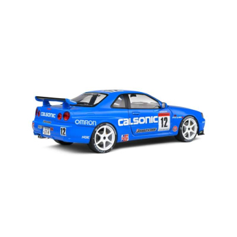 Модели на автомобили и мотоциклети модел 1/18 Nissan GT-R R34 Calsonic 2000