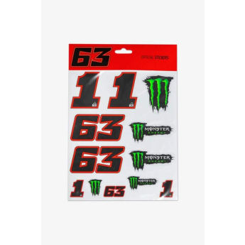 Francesco Bagnaia стикери Monster Energy 2026
