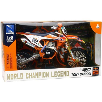 Model motocyklu KTM SX 450 S-F Antonio Cairoli Legend  1:6