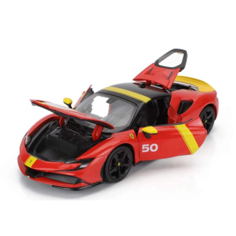 Модели на автомобили и мотоциклети модел 1/18 Ferrari SF90 Stradale Le Mans - edice deluxe