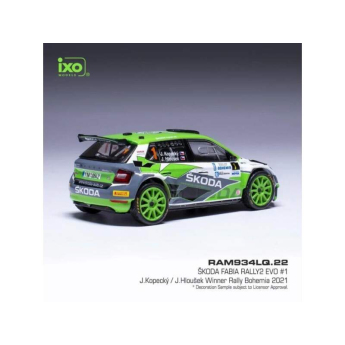Модели на автомобили и мотоциклети модел 1/43 Škoda Fabia Rally2 EVO - Rally Bohemia 2021 #1 Kopecky