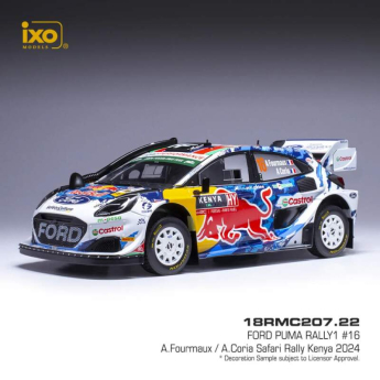Модели на автомобили и мотоциклети модел 1/18 IXO Ford Puma Rally 1, WRC, Safari Rallye Kenia, 2024, #16,