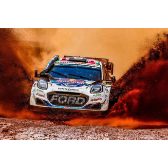 Модели на автомобили и мотоциклети модел 1/18 IXO Ford Puma Rally 1, WRC, Safari Rallye Kenia, 2024, #16,