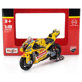 Модели на автомобили и мотоциклети модел 1/18 Ducati MotoGP GP23 - Francesco Bagnaia #1 - Misano SE