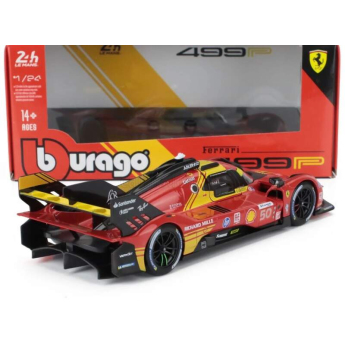 Модели на автомобили и мотоциклети модел 1/24 Ferrari 499P #50 Winner Le Mans 2024