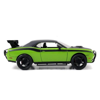 Model Rychle a Zběsile Dodge Challenger SRT8 off road 1:24 zeleno černý