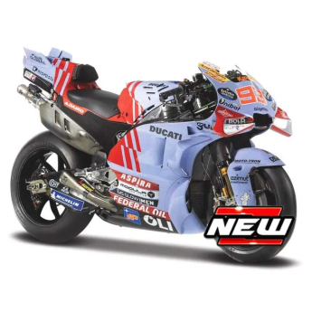 Модели на автомобили и мотоциклети модел 1/18 Ducati MotoGP 2024 GP23 - Marc Marquez #93