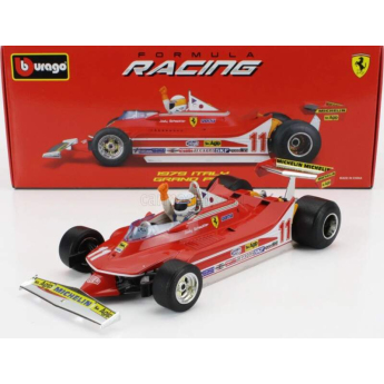 Модели на автомобили и мотоциклети модел 1/18 Ferrari F1 312T4 1979 Monza GP J. Scheckter