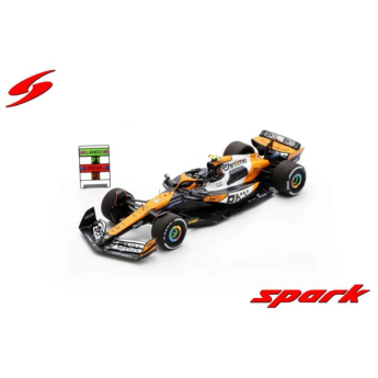 Модели на автомобили и мотоциклети модел 1/43 Spark McLaren F1 Team MCL38 Lando Norris Singapore GP 2024
