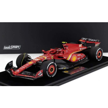 Модели на автомобили и мотоциклети модел 1/18 LookSmart Scuderia Ferrari SF-24 C. Sainz Australia GP 2024 Winner